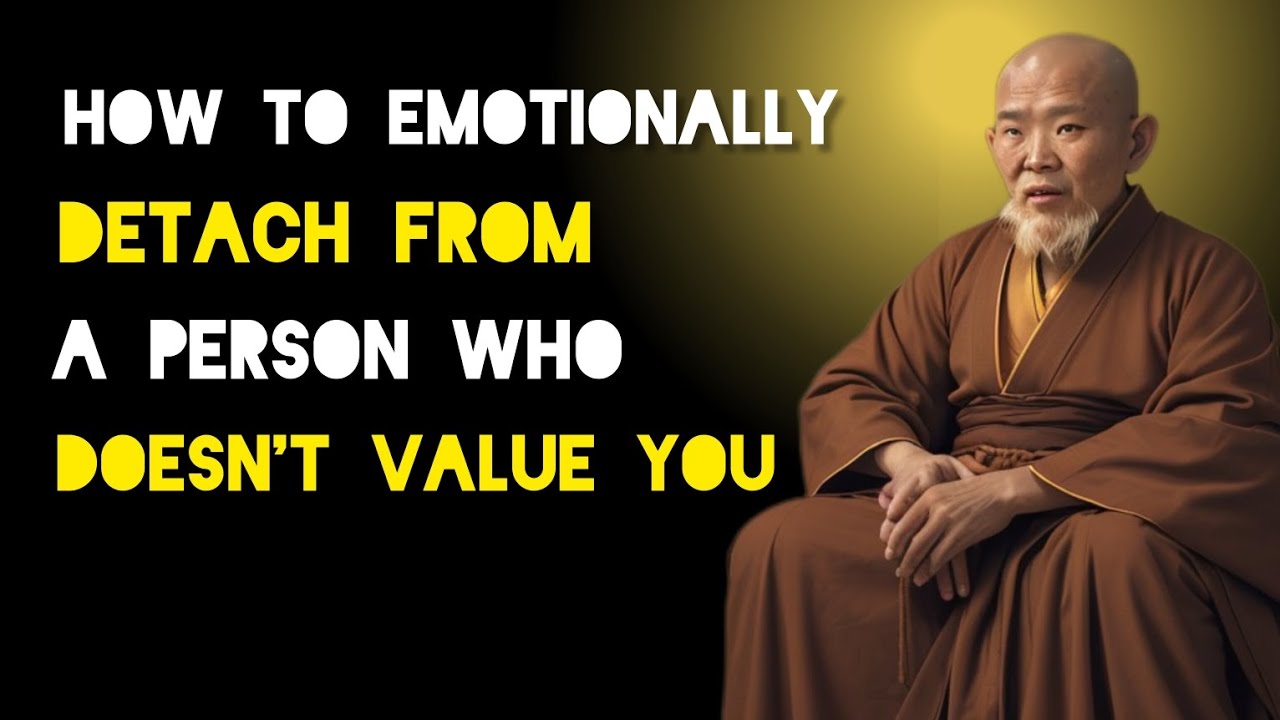 How To Emotionally Detach From A Person Who Doesn't Value You - Zen And Buddhist Teachings.