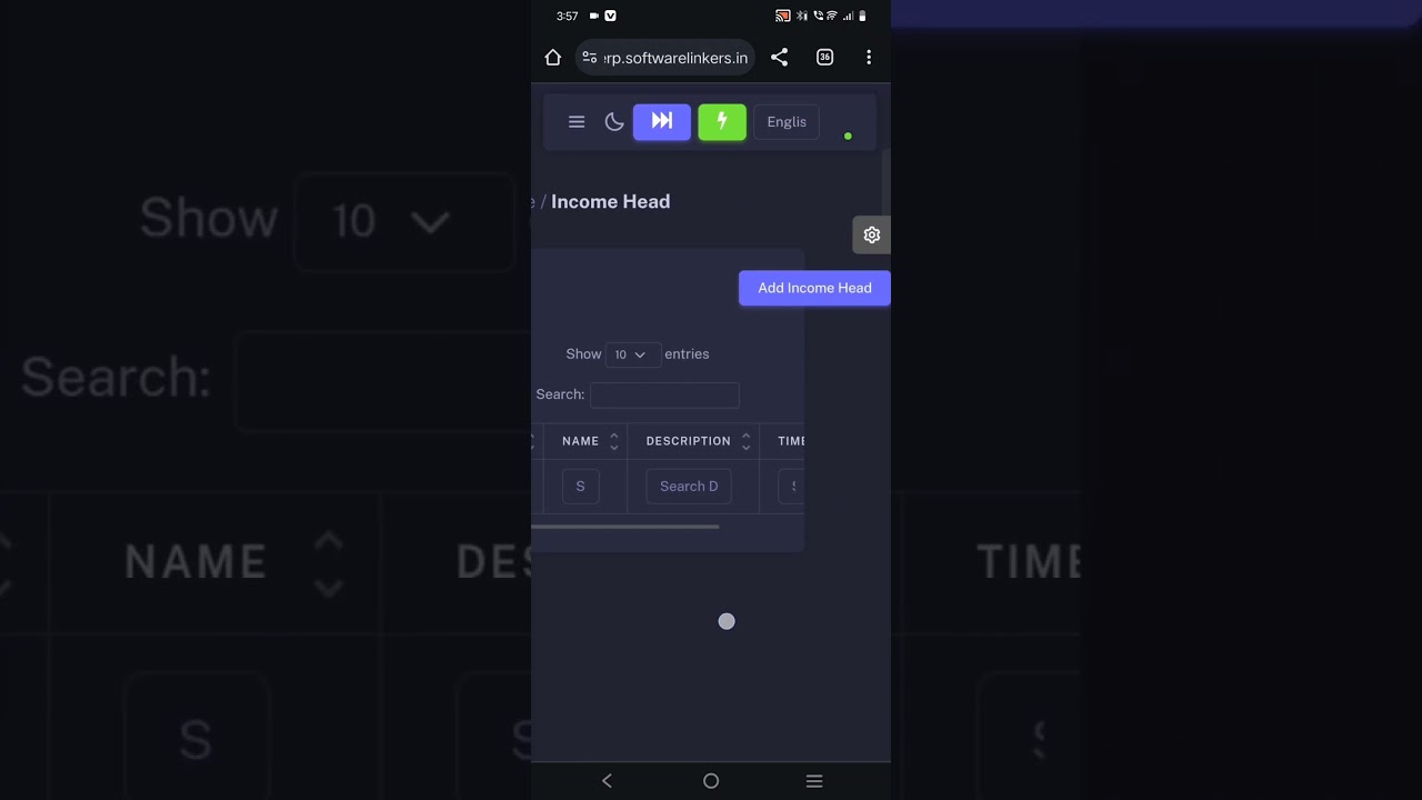 How to add income head in school management system #schoolsoftware #softwarelinkers #shorts