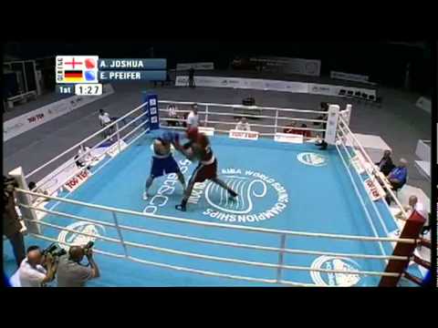 Super Heavy (+91kg) SF - Joshua Anthony (ENG) VS Pfeifer Erik (GER) - 2011 AIBA World Champs