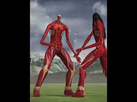 Attack on titan head size edit ☠️ #attackontitan #anime #titan #aot #shorts