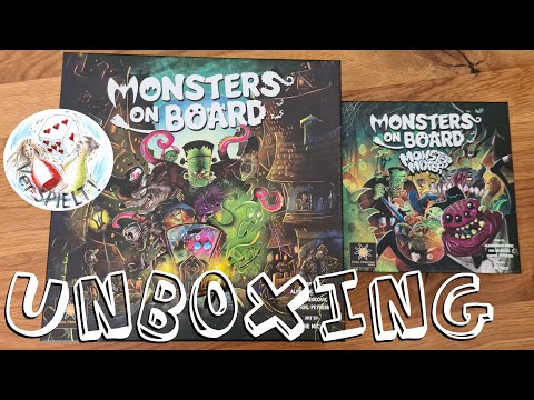 Was kommt nach Merchants Cove? Monsters on Board + Monster Mixer Kickstarter Unboxing