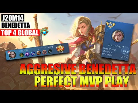 Aggressive Benedetta!!!! | Perfect MVP Play (J20M14 - Top 4 Global)