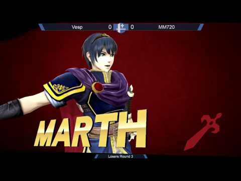 Rogasmash #66 - Vesp (Marth / Bayonetta) vs MM720 (Corrin / Fox) - Losers