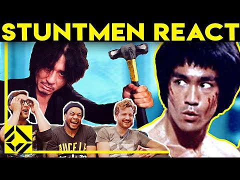 Stuntmen React to Bad & Great Hollywood Stunts 4