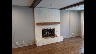 Concealing Wires on Brick Fireplace When Mounting TV...The Impossible Wire-Pull!!