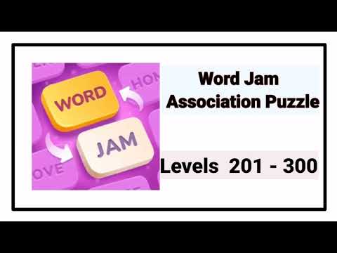 Word Jam - Association Puzzle All Levels 201 - 300 - YouTube