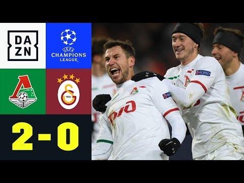 Lok schießt Schalke ins Achtelfinale: Lok Moskau - Galatasaray 2:0 | Champions League | Highlights