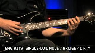 Video thumbnail for 81TW Single Coil Bridge Dirty by EMGSoundSamples