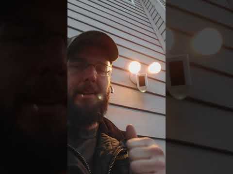 RING Flood Light Cam 1 Minute Review Clear Image and Bright LED Lights