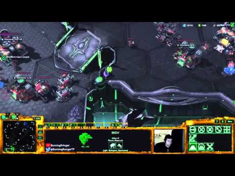 LotV Ladder Game #12 - Gold Mech TvT, Mech vs Marine/Tank on Dusk Towers