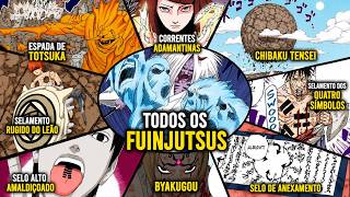 TODOS OS JUTSUS DE SELAMENTO DE NARUTO