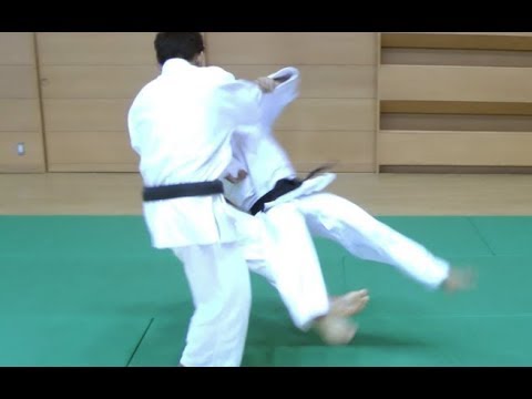 Judo inside reap counter - Ouchi gaeshi