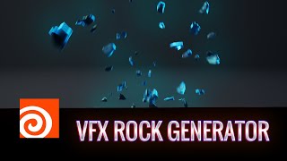 VFX Rock Mesh Generator for real-time effects