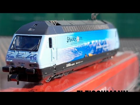 Used model railway (Episode 41). N gauge Re 465 BLS