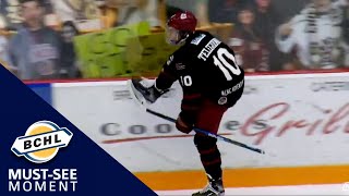 Must See Moment: Sasha Teleguine shows off his speed, nifty hands on a goal