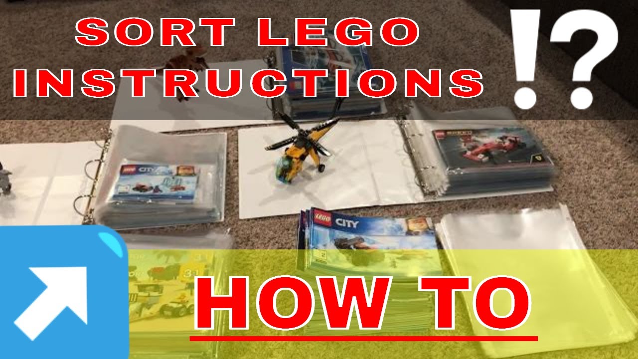 Sorting Over 500 LEGO Instruction Books