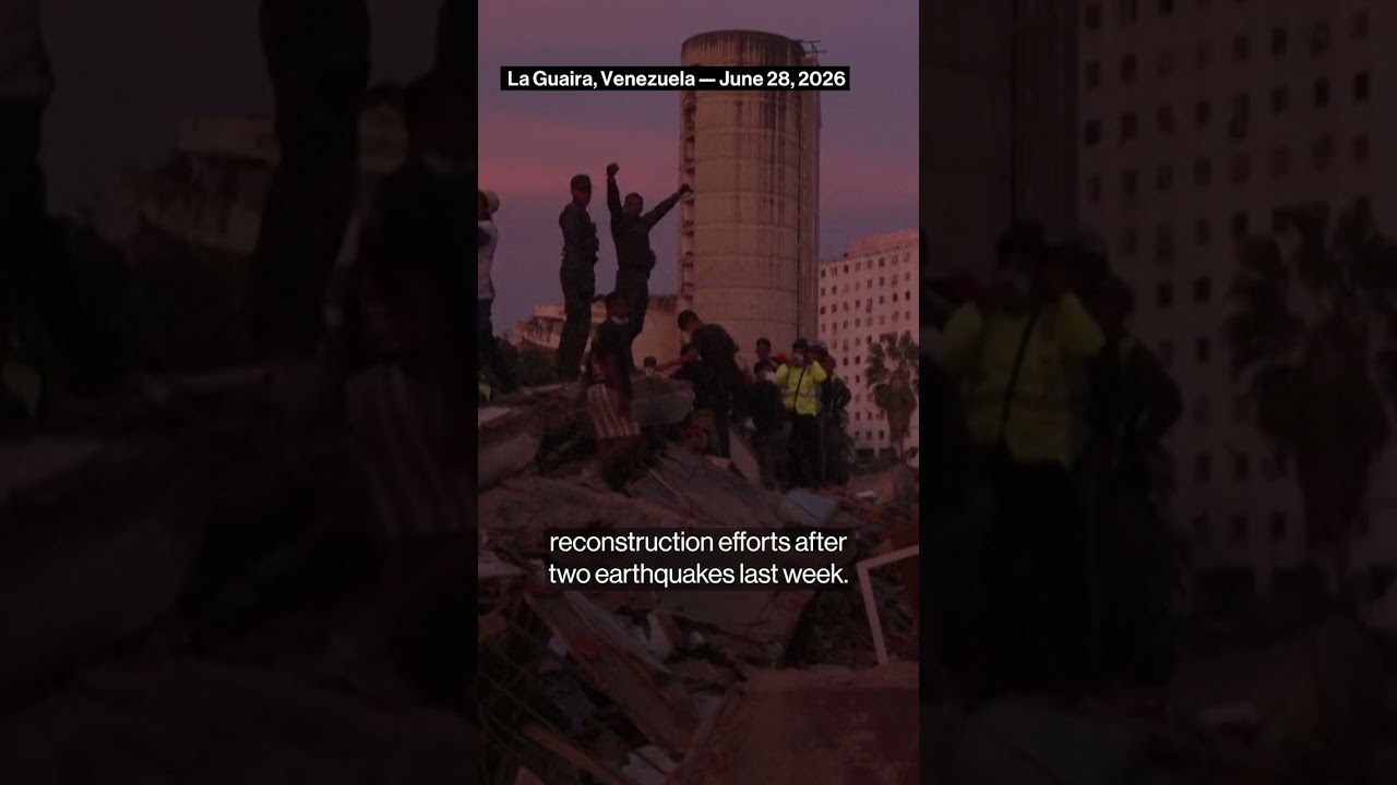 Video: Bloomberg Reports Machado's Vow to Return, Airspace Block Claim After Venezuela Quakes