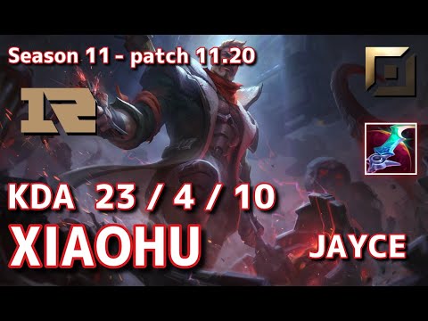 【EUWサーバー/GM】RNG Xiaohu ジェイス(Jayce) VS ガングプランク(Gangplank) TOP - Patch11.20 EUW Ranked【LoL】