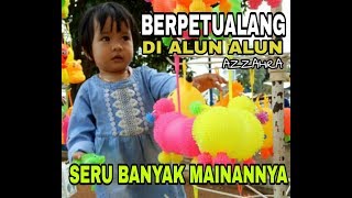 preview picture of video 'Bayi Lucu Berpetualang di Alun Alun Kota Seru Banyak Mainan-Azzahra'