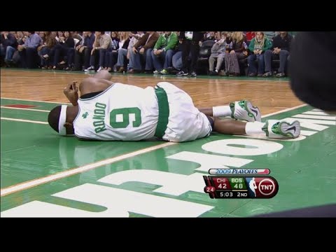 Rajon Rondo Triple Double 19pts 12rebs 16asts vs Bulls (2009 Playoffs)