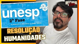 UNESP 2026 - 2ª Fase | Resolução das Humanidades