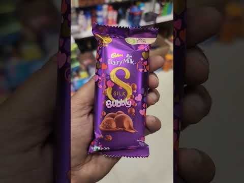 Cadbury Dairy Milk Bubbly Chocolate 🍫 With Valentine Hearts 💕 💕 💕