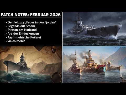 Patch Notes for the February 2026 Update - World of Warships Legends
