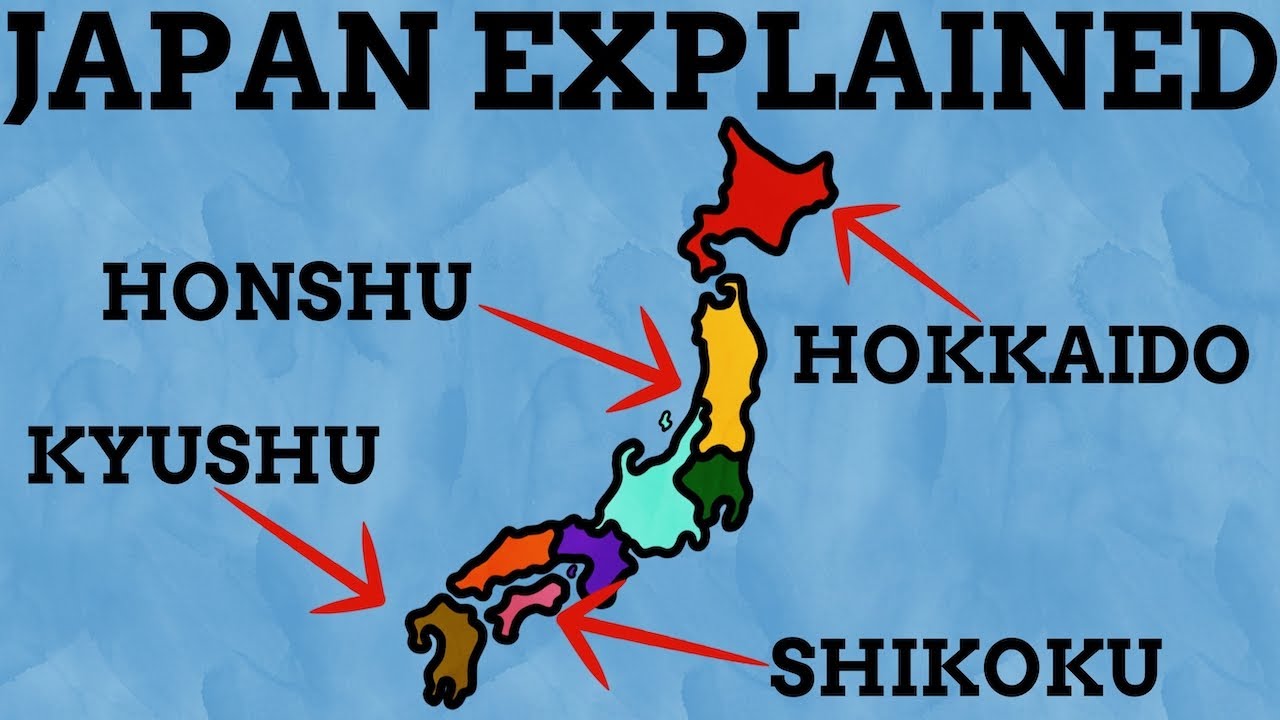 What islands make up Japan?