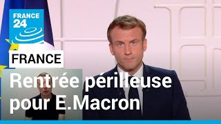 Rentrée politique : "Emmanuel Macron a des marges de manoeuvre étroites" • FRANCE 24