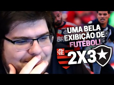 CASIMIRO REAGE: FLAMENGO 2 X 3 BOTAFOGO PELO BRASILEIRÃO 2023 | Cortes do Casimito