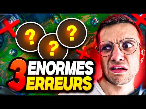 LES 3 PLUS GROSSES ERREURS QUE VOUS FAITES TOUS à BAS ELO ! 🤡