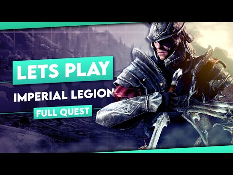 Skyrim Imperial Legion Quest Walkthrough // FULL Gameplay with No Commentary