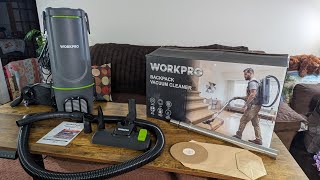 WORKPRO Grey Backpack Vacuum Cleaner Review