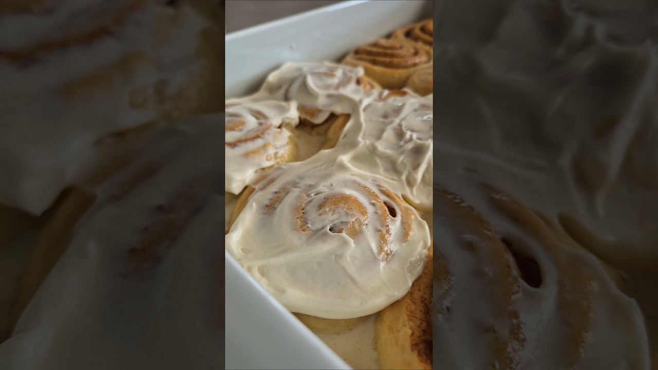 YouTube-Video: Tres Leches Cinnamon Rolls