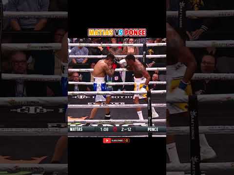 Subriel Matias VS. Jeremias Ponce | HIGHLIGHTS  4K    #boxing #sports #combat