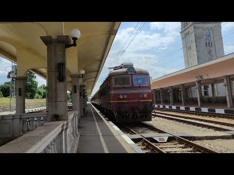 [4K] Train ride: Ruse - Ruse Razpredelitelna / Пътуване с влак: Русе - Русе Разпределителна