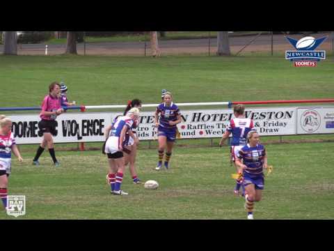 2017 Newcastle RL Round 8 Ladies League Tag - Kurri Kurri Bulldogs v Lakes United Seagulls