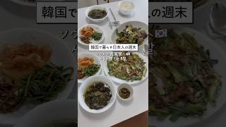韓国の家族と過ごす週末vlog｜韓国オモニご飯・仁王山散歩・西村🌿🇰🇷