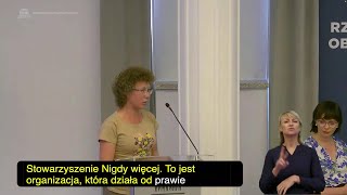 Anna Tatar – wypowiedź na konferencji „Godność i duma osób z niepełnosprawnościami”, Biuro Rzecznika Praw Obywatelskich, 2.07.2025.