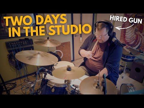 Studiomusiker für zweitägige Session // Vlog eines arbeitenden Schlagzeugers