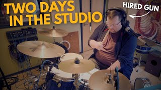 Hired Gun For Two-Day Studio Session // Working Drummer Vlog