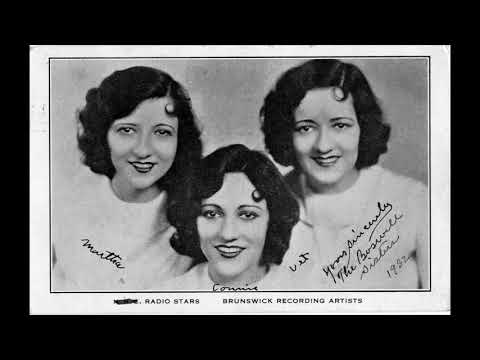 It's The Girl - Boswell Sisters acc. by the Dorsey Brothers Orchestra (w Jack Purvis)