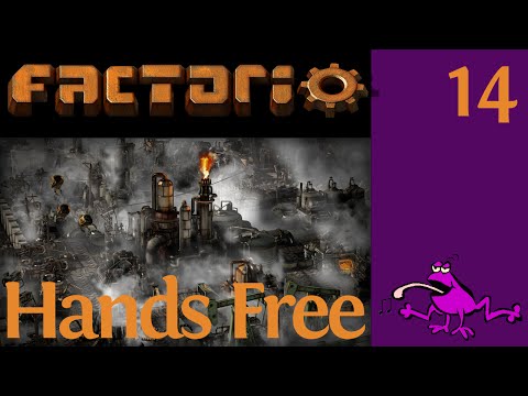 Let's Play Factorio Hands Free Ep #14, reddening belt