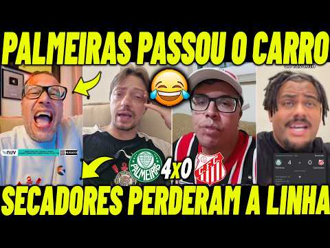 ANTIS VÃO A LOUCURA COM A GOLEADA DO VERDÃO! PALMEIRAS PASSOU O CARRO NO CAPIVARIANO!