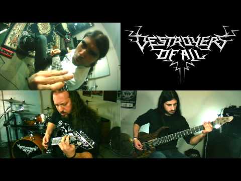 DESTROYERS OF ALL - Astral Projection guitar & bass playthrough