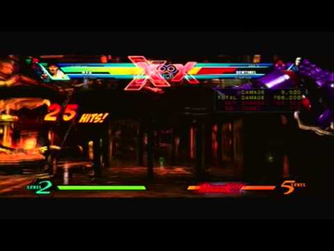 UMvC3: 1 2k~ Damage Ryu to Arthur Combo (All 5 Meters & Both Assists)