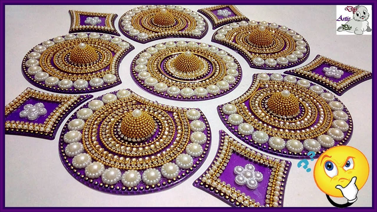 Kundan rangoli design by artiepie