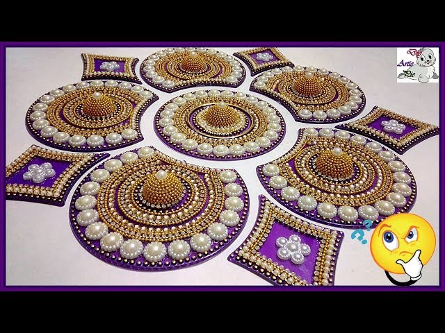 Kundan rangoli design by artiepie