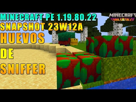 ¡dong4to44! - 👉NEW STRUCTURE AND SNIFFER EGGS IN MINECRAFT👈 MINECRAFT SNAPSHOT 23w12A - MCPE 1.19.80.22