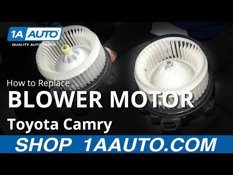 How to Replace Blower Motor 11-17 Toyota Camry